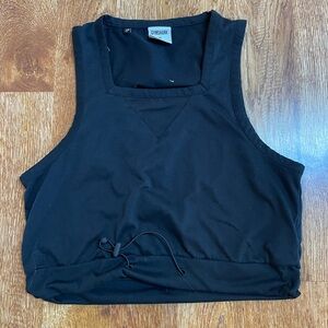Gymshark Cropped Tank Medium Black